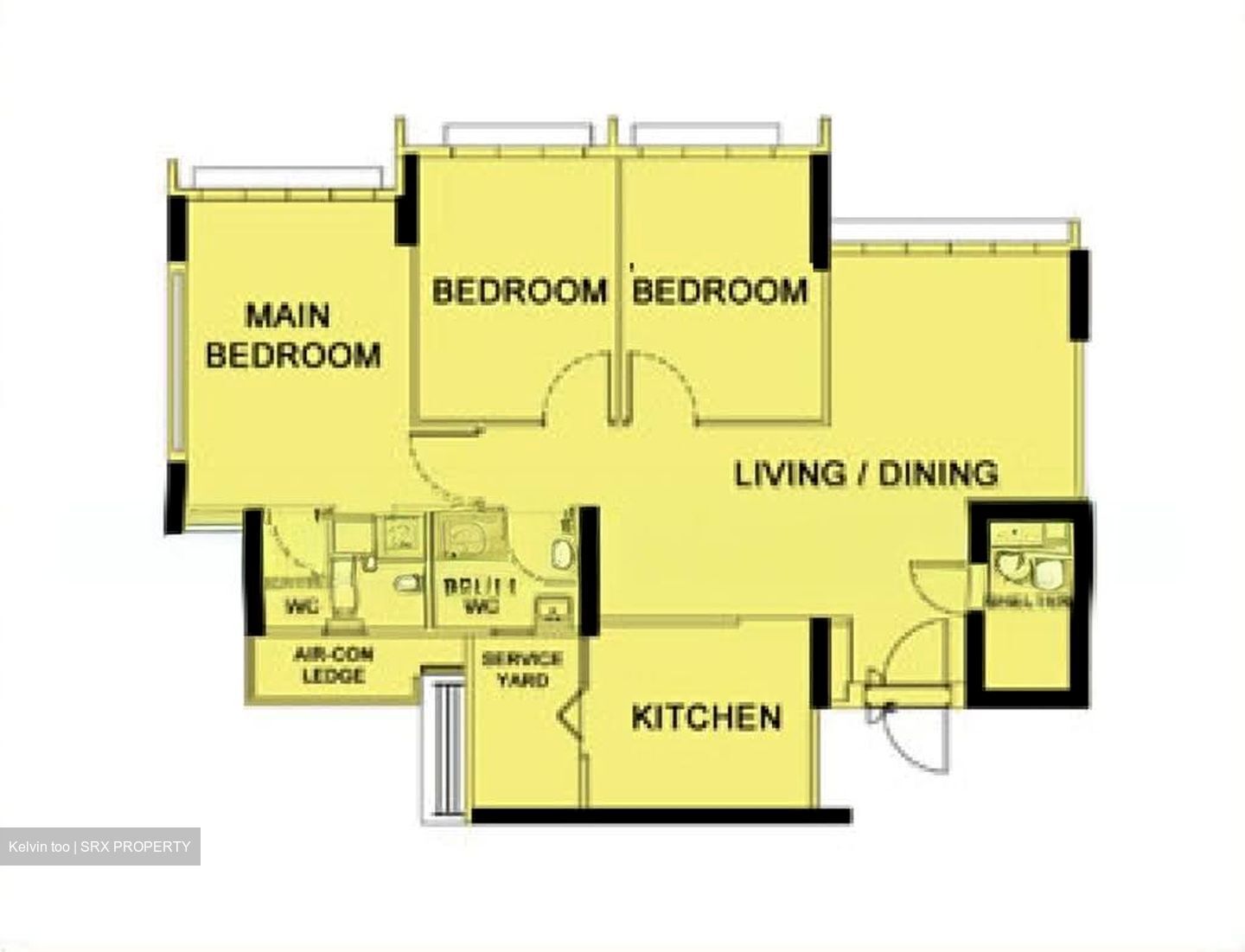 Blk 162A Rivervale Delta (Sengkang), HDB 4 Rooms #560613031
